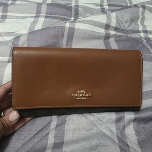 Coach Brown Leather Wallet